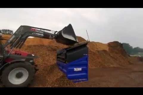 FleXiever MS40 screener screening wood chips