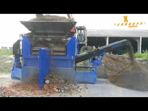 FleXiever skid 2 fractions screening soil