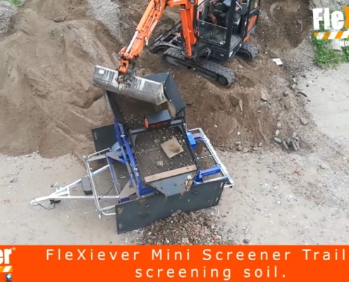 FleXiever Mini Screener Trailer tamisage du sol