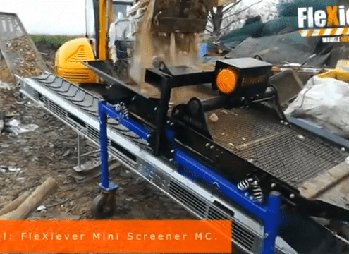 FleXiever Mini Screener MC zeefmachine zeven bouw- en sloopafval